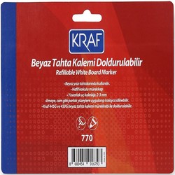 Kraf 770-4 Beyaz Tahta Kalemi Doldurulabilir 4'lü - 2