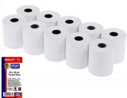 Kraf 80x40mt Termal Rulo - 10 lu - Kraf