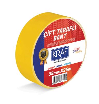 Kraf Çift Taraflı Bant 38mmx25mt - 1