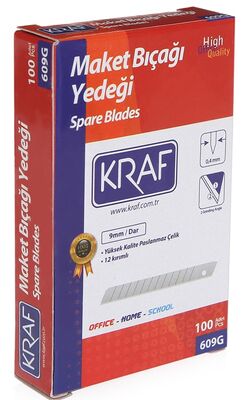 Kraf Dar Maket Bıçağı Yedeği 100′lük - 1