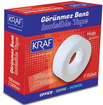 Kraf Görünmez Bant 19mmx33mt. - 1