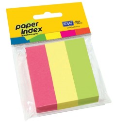 Kraf Kağıt İndex 25x76mm 3 Renk x 100 Sayfa - Kraf