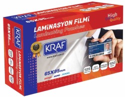 Kraf Laminasyon Filmi Parlak 65x95 125Mic 100 Lük - Kraf