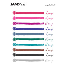 Lamy Crystal T53 Şişe Mürekkep Benitoite 30ml. - 3