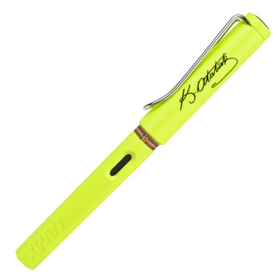 Lamy Safari Dolma Kalem Atatürk İmzalı Neon Limon Yeşili M Uç - 1