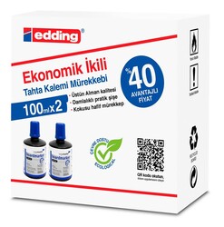 Legamaster TZ100 Boardmarkör Mürekkebi 100 ml.Mavi 2'li - Legamaster