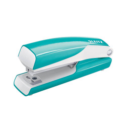 Leitz 10 Sayfa Kapasiteli WOW Mini Zımba Makinesi Metalik Buz Mavisi - Leitz