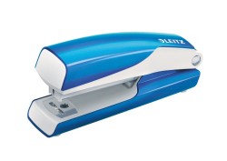 Leitz 10 Sayfa Kapasiteli WOW Mini Zımba Makinesi Metalik Mavi - Leitz