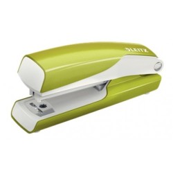 Leitz 10 Sayfa Kapasiteli WOW Mini Zımba Makinesi Metalik Yeşil - Leitz