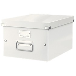 Leitz Click & Store Orta Boy Kutu Metalik Beyaz - Leitz