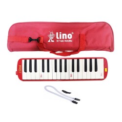 Lino Melodika 32 Tuşlu Bez Çantalı Kırmızı - Lino
