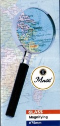 Masis Metal Çerçeveli Saplı Büyüteç 75 mm. - Masis