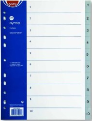 Noki Separatör A4 1-10 Rakam - Noki