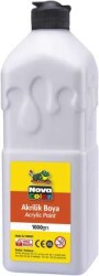 Nova Color Akrilik Boya 1000 gr Beyaz - Nova Color
