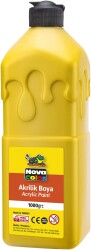 Nova Color Akrilik Boya 1000 gr Sarı - Nova Color