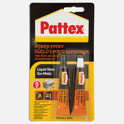 Pattex Epoxy Power Çiftli Güçlü Epoxy Yapıştırıcı - 1
