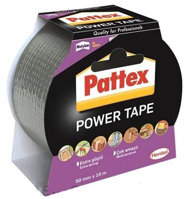 Pattex Power Tape Yapıştırıcı Gri 50x10 mm - 1