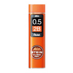 Pentel Hi-Polymer 0.5mm 2B Ain Stain Min - Pentel