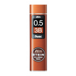 Pentel Hi-Polymer 0.5mm 3B Ain Stain Min - Pentel