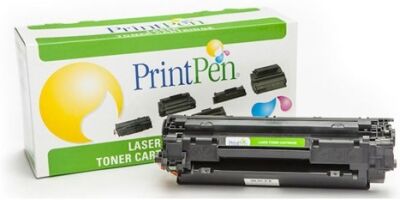 PrintPen HP CE285A, CB435A, CB436A & CANON CRG-712, 713, 725 (2K) Siyah Muadil Toner - 1