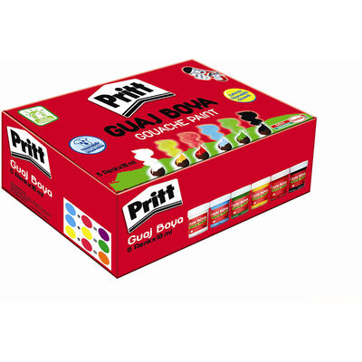 Pritt Guaj Boya 6 Renk 18ml - 1