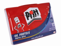 Pritt Pastel Boya Çantalı 12 Renk  - Pritt