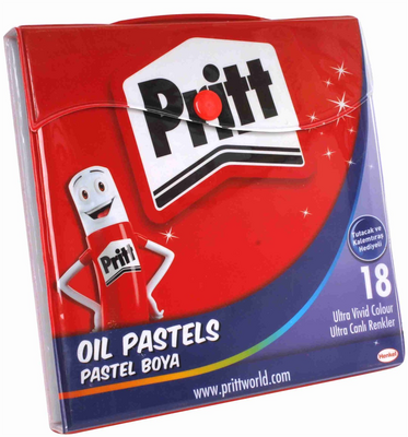 Pritt Pastel Boya Çantalı 18 Renk  - 1