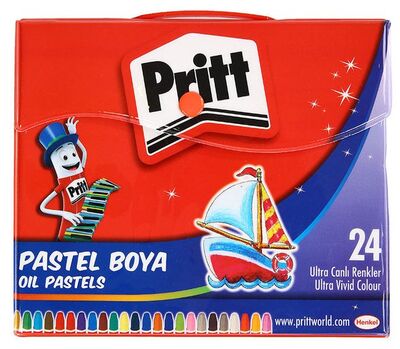 Pritt Pastel Boya Çantalı 24 Renk - 1
