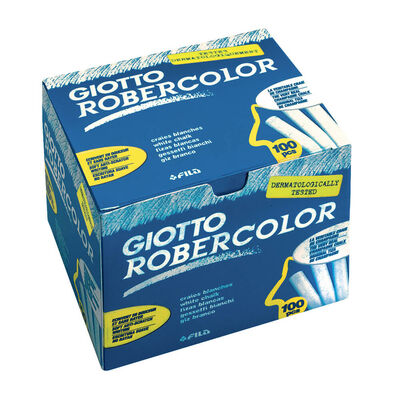 Robercolor Giotto Tozsuz Beyaz Tebeşir 100 lü - 1