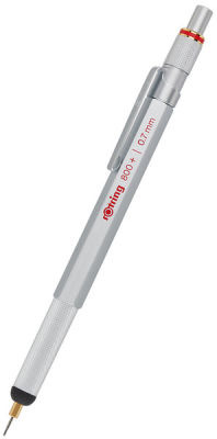Rotring 800+ İki Fonksiyonlu Kalem Krom 0.7 mm - 1