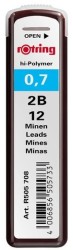 Rotring Hi-Polymer Kurşun Kalem Ucu 0.7 mm (2B) - Rotring
