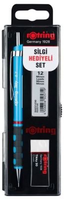 Rotring Tikky RD Okul Seti 0.7mm Versatil+Min Silgi Hediyeli - Açık Mavi - 1