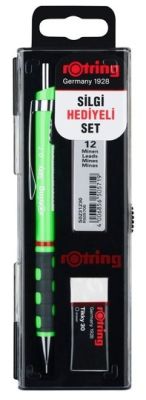 Rotring Tikky RD Okul Seti 0.7mm Versatil+Min Silgi Hediyeli - Neon Yeşil - 1