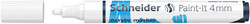Schneider - Schneider 320 Akrilik Marker 4mm Beyaz