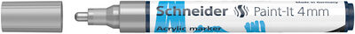 Schneider 320 Akrilik Marker 4mm Gümüş - 1