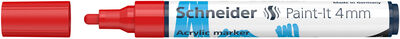 Schneider 320 Akrilik Marker 4mm Kırmızı - 1