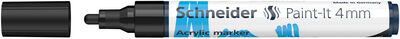 Schneider 320 Akrilik Marker 4mm Siyah - 1