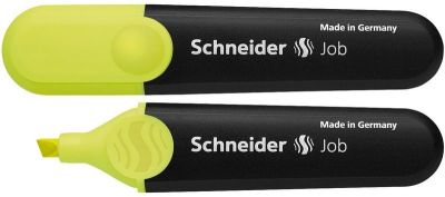 Schneider Job Fosforlu Kalem Sarı - 1