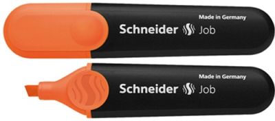 Schneider Job Fosforlu Kalem Turuncu - 1