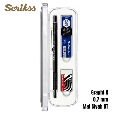 Scrikss Versatil Graph-X 0.7mm Mat Siyah 3’lü Set - 3