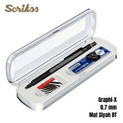 Scrikss Versatil Graph-X 0.7mm Mat Siyah 3’lü Set - 4
