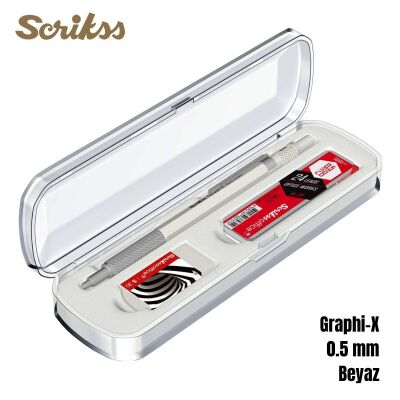 Scrikss Versatil Graph-X 0.5mm Beyaz 3’lü Set - 4