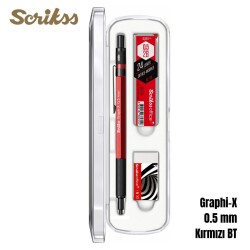 Scrikss Versatil Graph-X 0.5mm Kırmızı 3’lü Set - 3