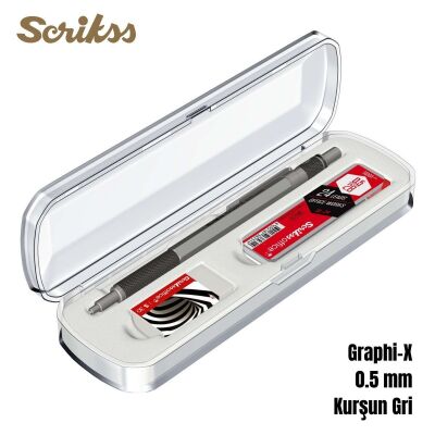 Scrikss Versatil Graph-X 0.5mm Kurşun Gri 3’lü Set - 4