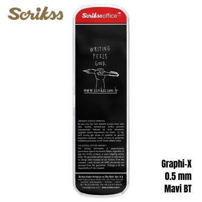 Scrikss Versatil Graph-X 0.5mm Mavi 3’lü Set - 2