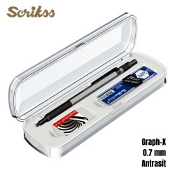 Scrikss Versatil Graph-X 0.7mm Antrasit 3’lü Set - 4