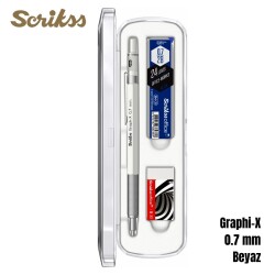 Scrikss Versatil Graph-X 0.7mm Beyaz 3’lü Set - 3