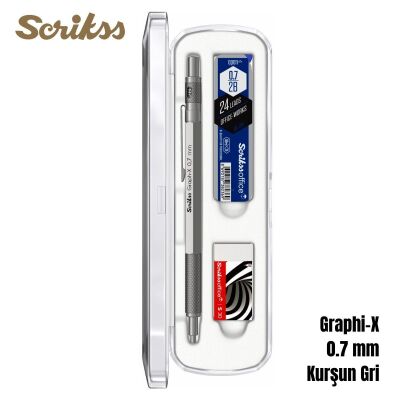 Scrikss Versatil Graph-X 0.7mm Kurşun Gri 3’lü Set - 3