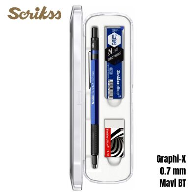 Scrikss Versatil Graph-X 0.7mm Mavi 3’lü Set - 3