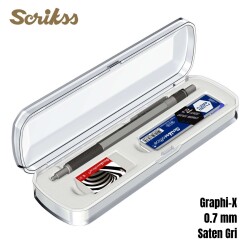 Scrikss Versatil Graph-X 0.7mm Saten Gri 3’lü Set - 4